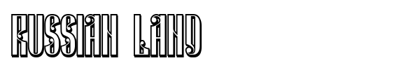 Russian Land font preview